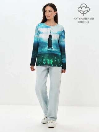 Лонгслив женский. Хлопок / BIOSHOCK