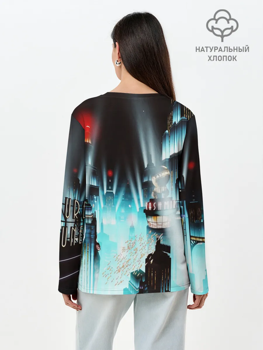 Лонгслив женский. Хлопок / BIOSHOCK
