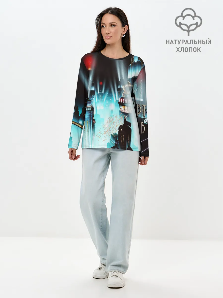 Лонгслив женский. Хлопок / BIOSHOCK