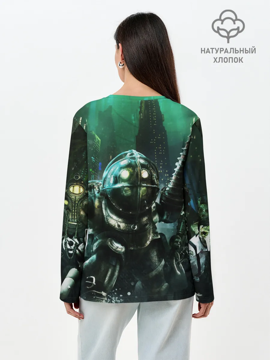 Лонгслив женский. Хлопок / BIOSHOCK