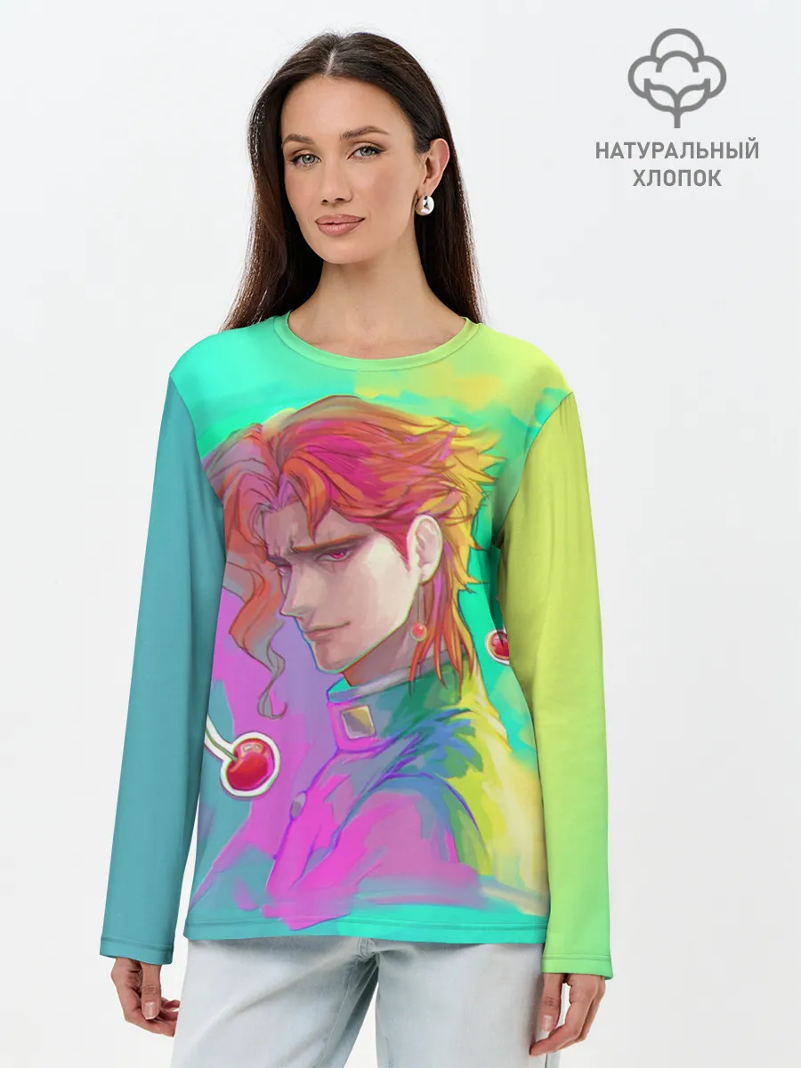 Лонгслив женский. Хлопок / Noriaki Kakyouin