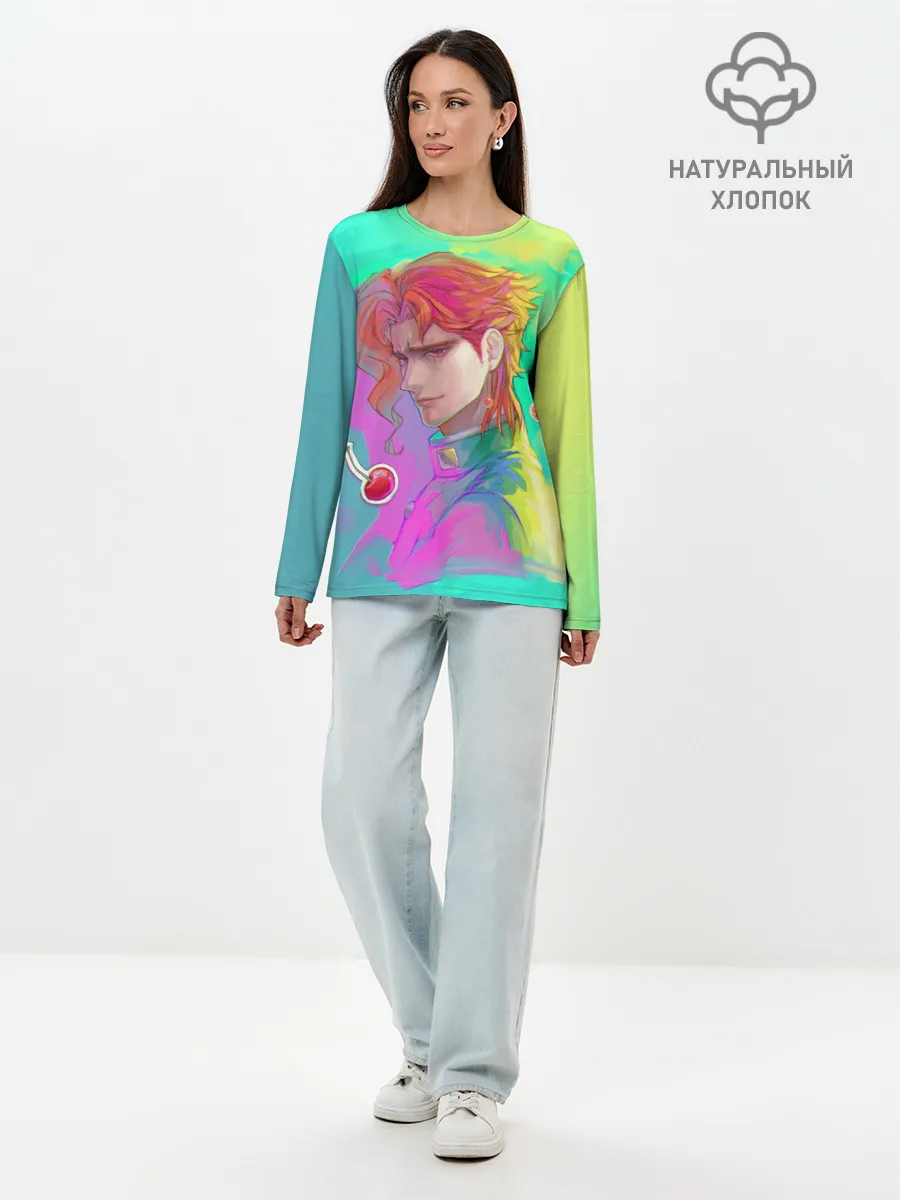 Лонгслив женский. Хлопок / Noriaki Kakyouin