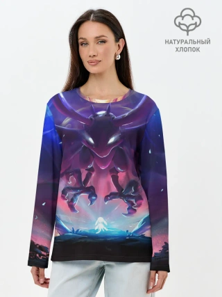 Лонгслив женский. Хлопок / Ori and the Blind Forest