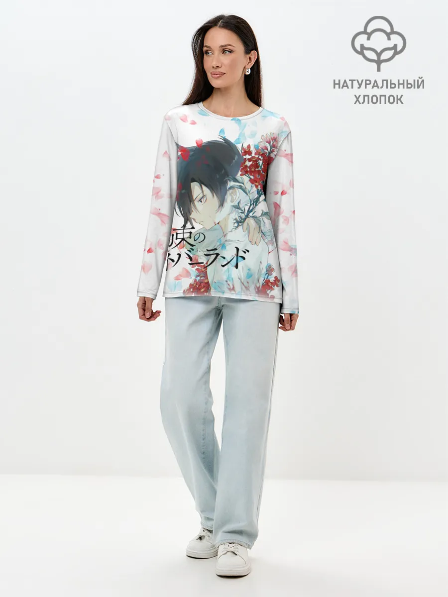 Лонгслив женский. Хлопок / Ray