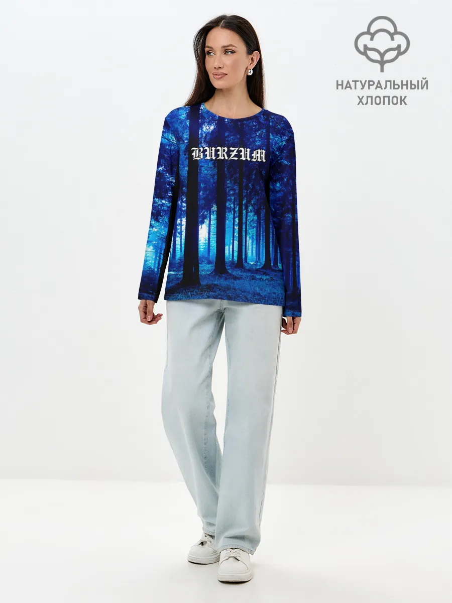 Лонгслив женский. Хлопок / Burzum