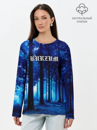 Лонгслив женский. Хлопок / Burzum