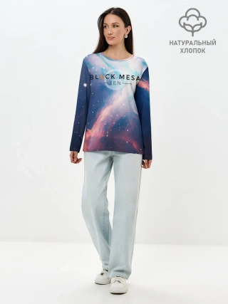 Лонгслив женский. Хлопок / HALF-LIFE - Black Mesa: XEN