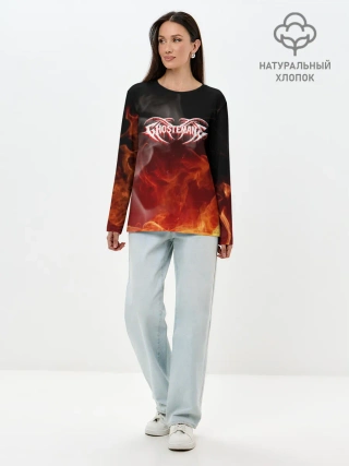 Лонгслив женский. Хлопок / GHOSTEMANE