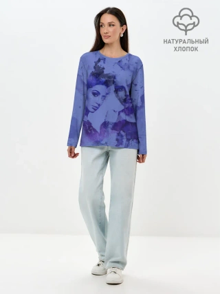 Лонгслив женский. Хлопок / Artik & Asti - Неделимы