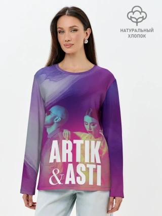 Лонгслив женский. Хлопок / Asti & Artik