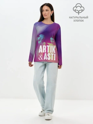 Лонгслив женский. Хлопок / Asti & Artik