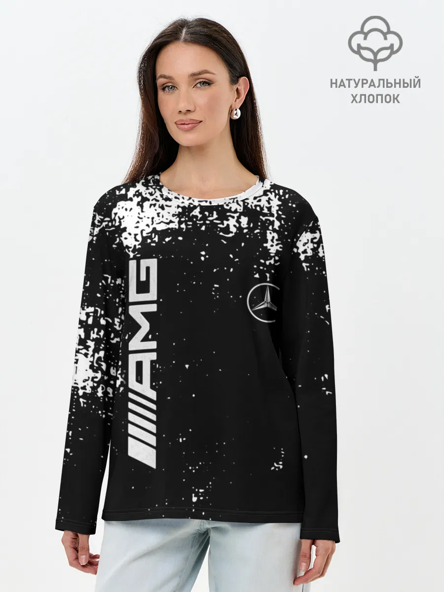 Лонгслив женский. Хлопок / Mercedes