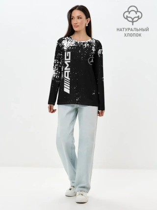 Лонгслив женский. Хлопок / Mercedes