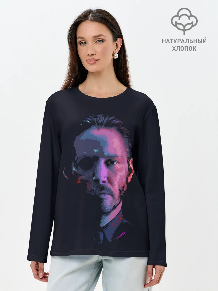 Лонгслив женский. Хлопок / Джон Уик