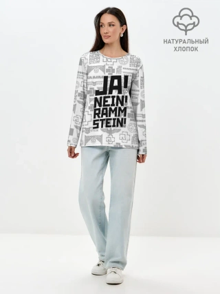 Лонгслив женский. Хлопок / RAMMSTEIN