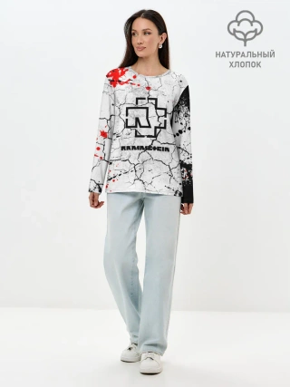 Лонгслив женский. Хлопок / RAMMSTEIN