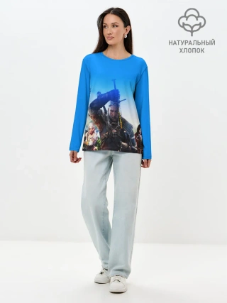 Лонгслив женский. Хлопок / ВЕДЬМАК 3