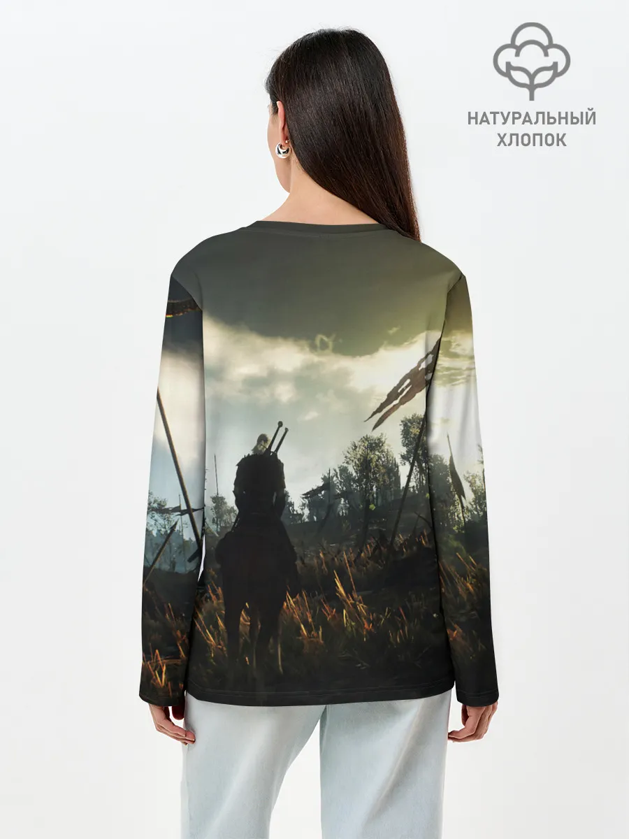 Лонгслив женский. Хлопок / THE WITCHER 3