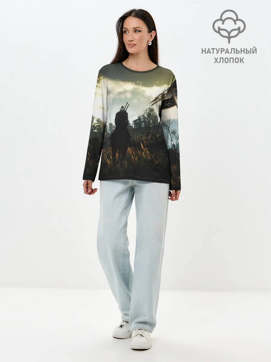 Лонгслив женский. Хлопок / THE WITCHER 3
