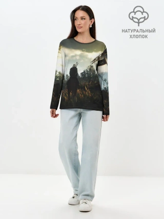 Лонгслив женский. Хлопок / THE WITCHER 3