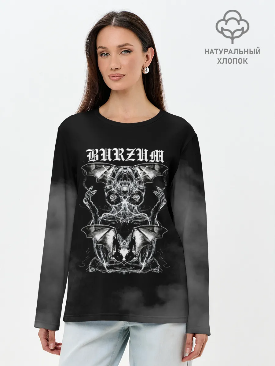 Лонгслив женский. Хлопок / Burzum