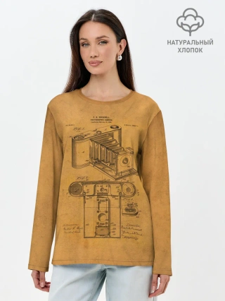 Лонгслив женский. Хлопок / Photographic Camera Patent