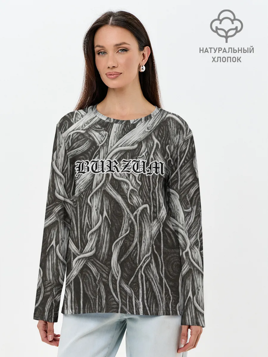 Лонгслив женский. Хлопок / Burzum