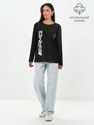 Лонгслив женский. Хлопок / Mercedes
