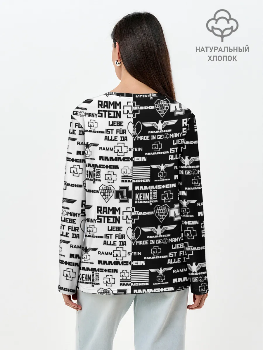 Лонгслив женский. Хлопок / RAMMSTEIN