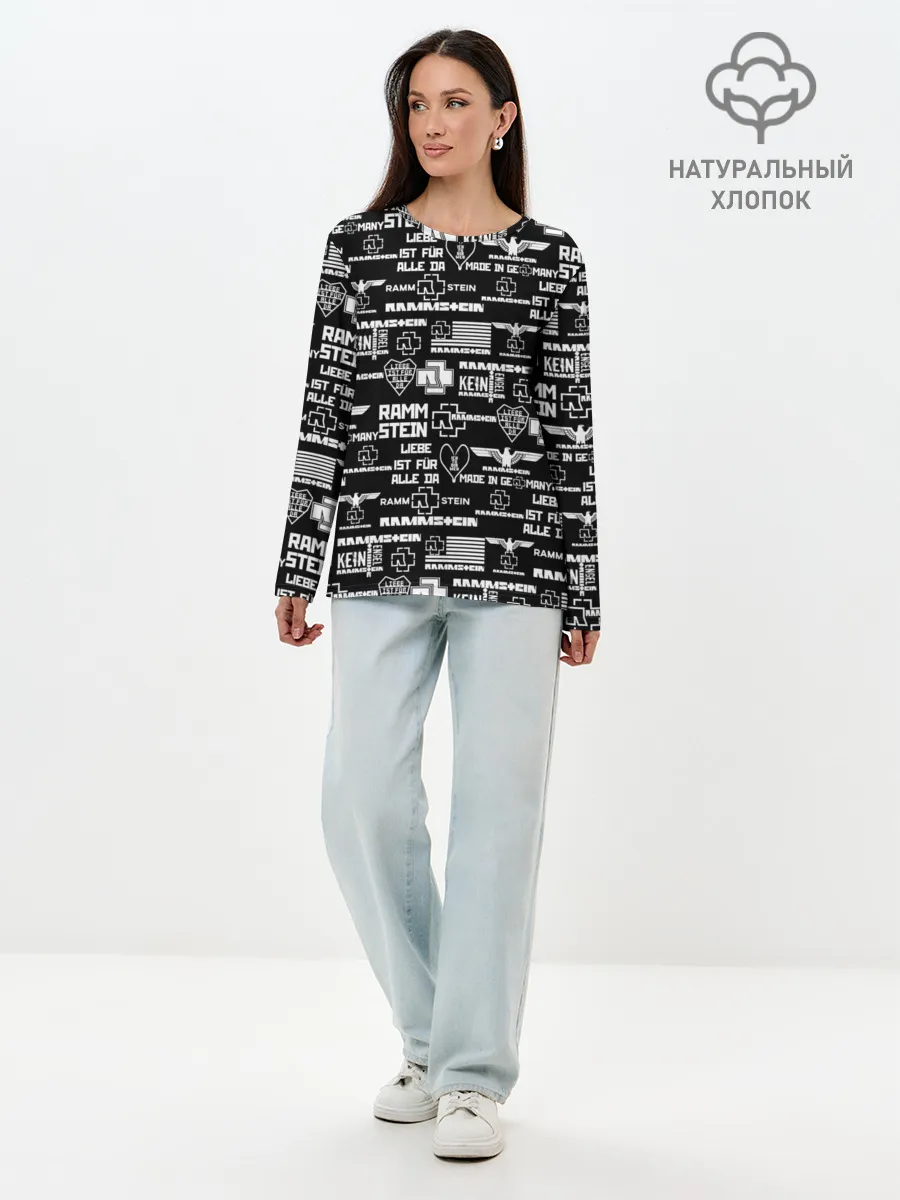 Лонгслив женский. Хлопок / RAMMSTEIN