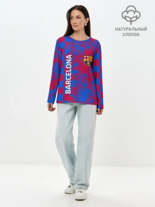 Лонгслив женский. Хлопок / BARCELONA