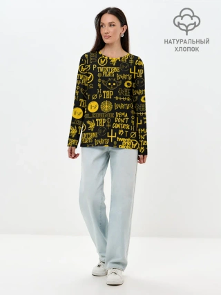 Лонгслив женский. Хлопок / TWENTY ONE PILOTS