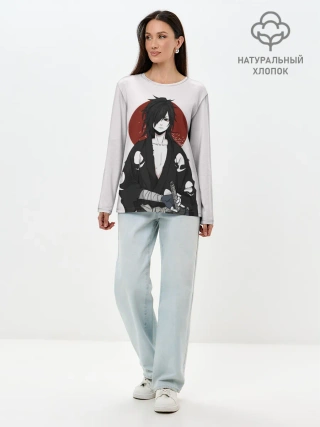 Лонгслив женский. Хлопок / Дороро и Хяккимару