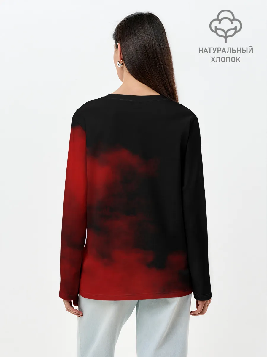 Лонгслив женский. Хлопок / Сектор Газа