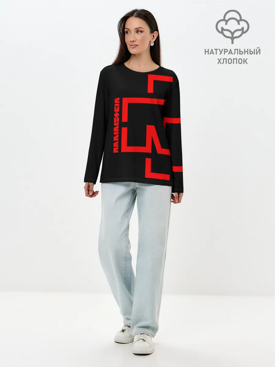 Лонгслив женский. Хлопок / RAMMSTEIN