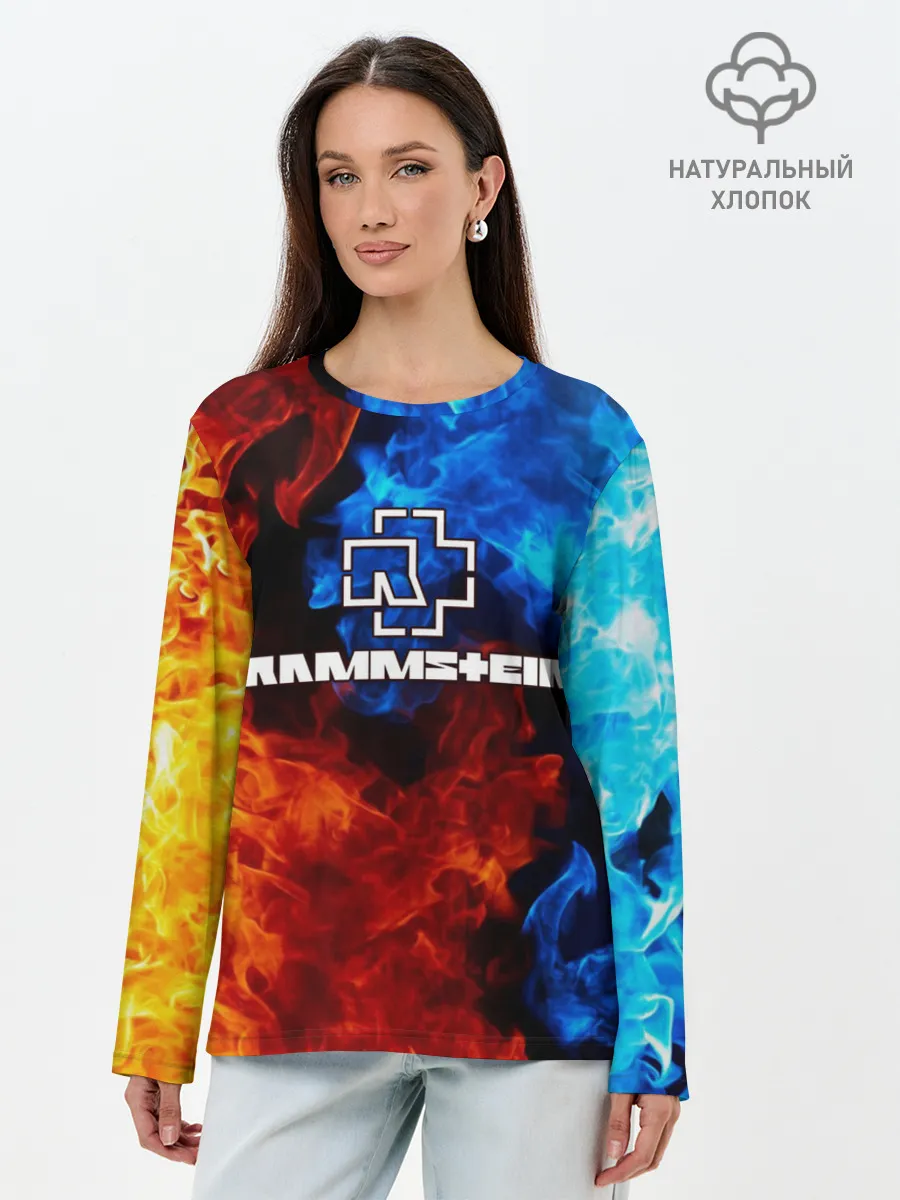 Лонгслив женский. Хлопок / RAMMSTEIN