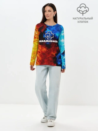 Лонгслив женский. Хлопок / RAMMSTEIN