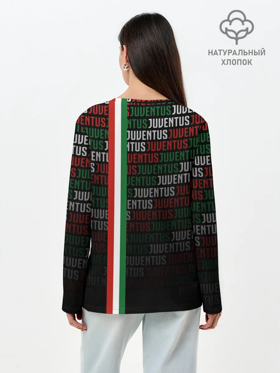 Лонгслив женский. Хлопок / JUVENTUS