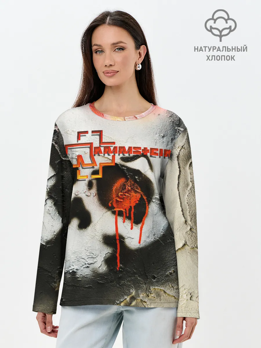 Лонгслив женский. Хлопок / Rammstein