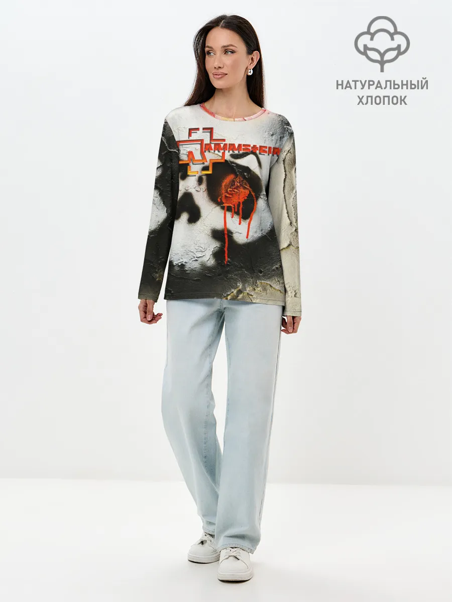 Лонгслив женский. Хлопок / Rammstein