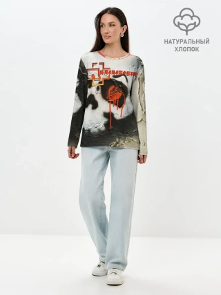 Лонгслив женский. Хлопок / Rammstein