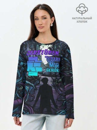 Лонгслив женский. Хлопок / Rammstein