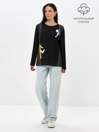 Лонгслив женский. Хлопок / Portal