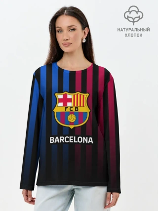 Лонгслив женский. Хлопок / BARCELONA