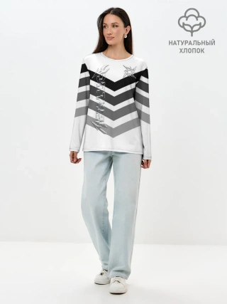 Лонгслив женский. Хлопок / Metallica