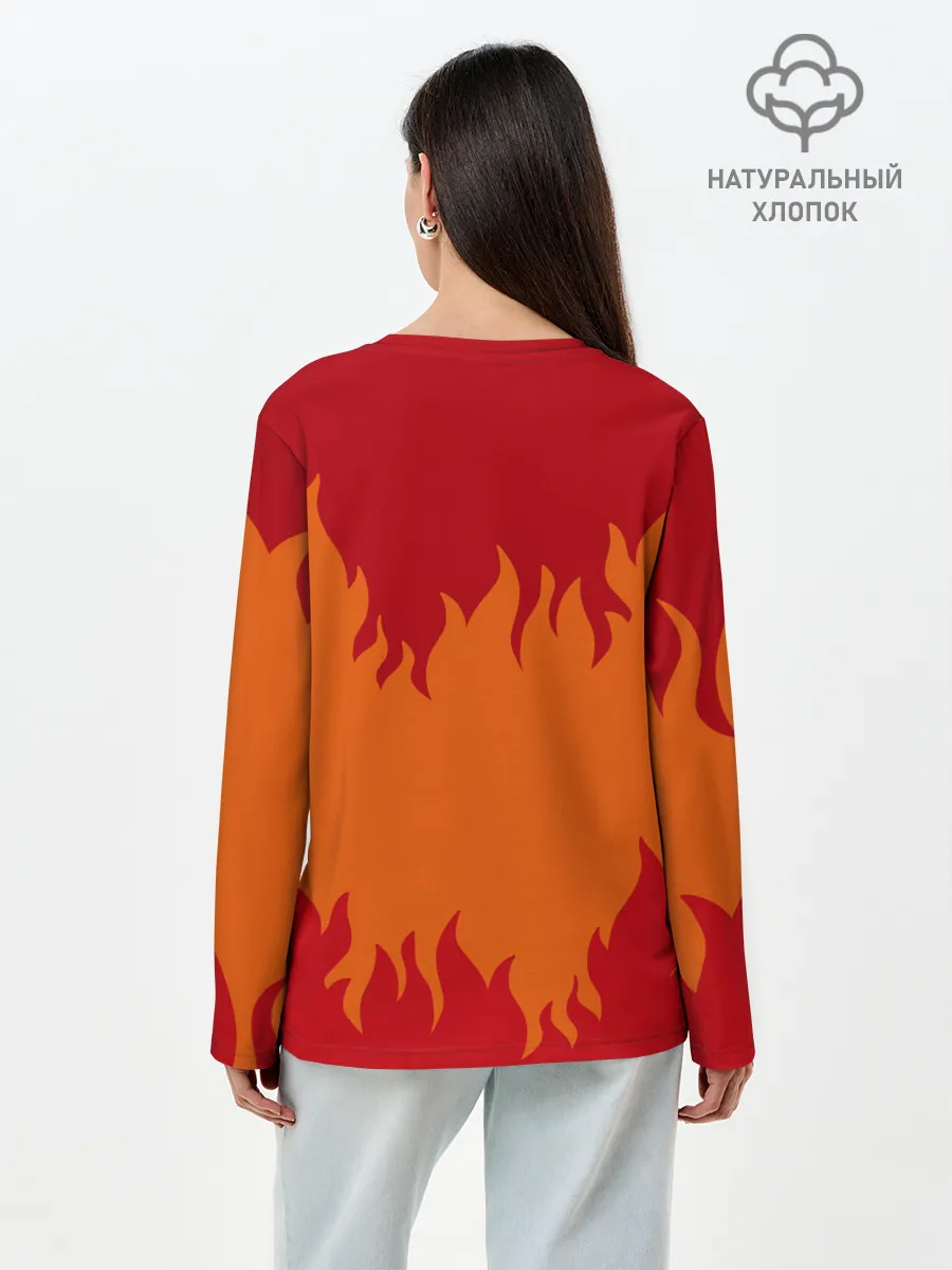 Лонгслив женский. Хлопок / ЪУЪ СЪУКА