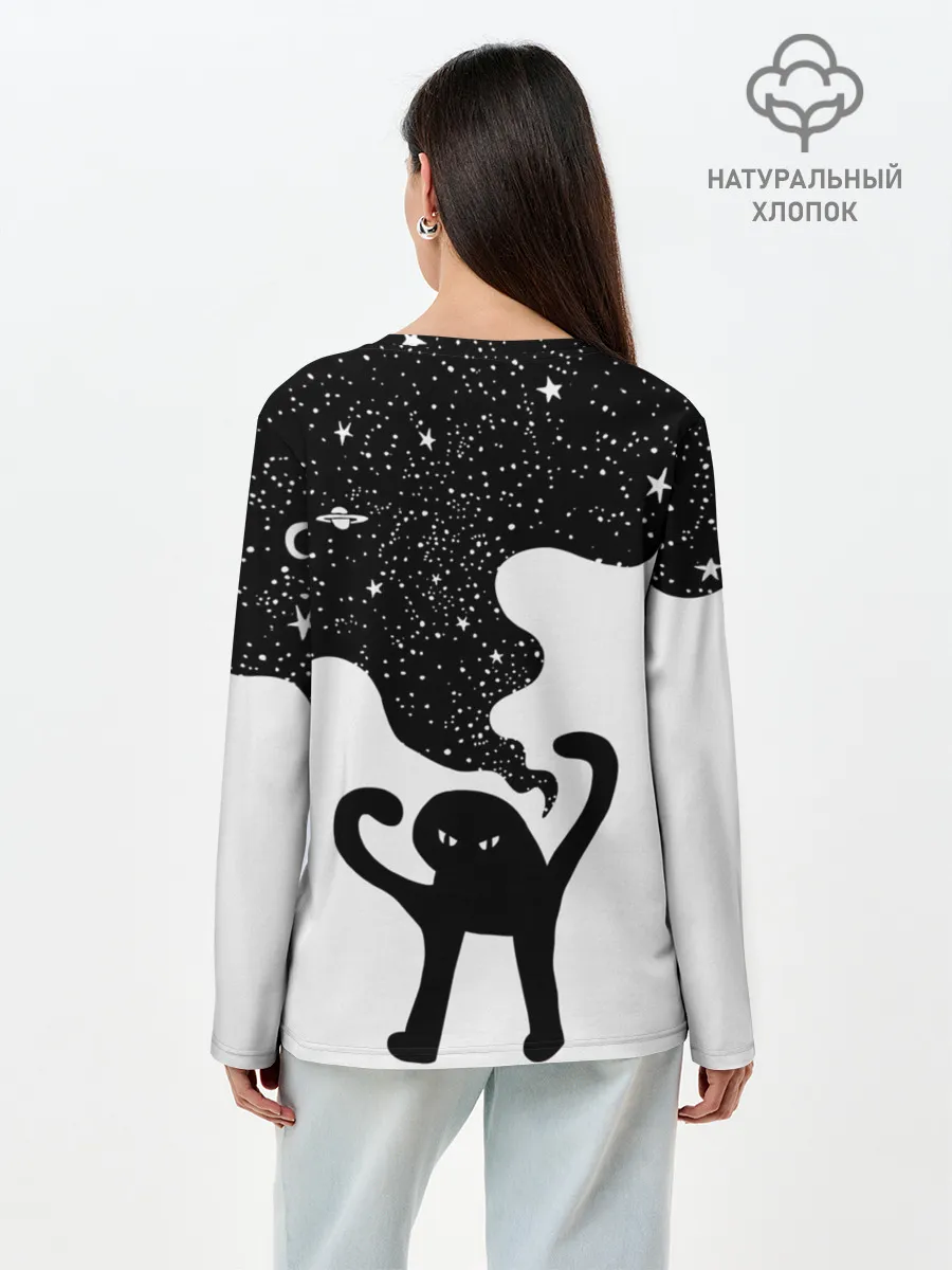 Лонгслив женский. Хлопок / ЪУЪ