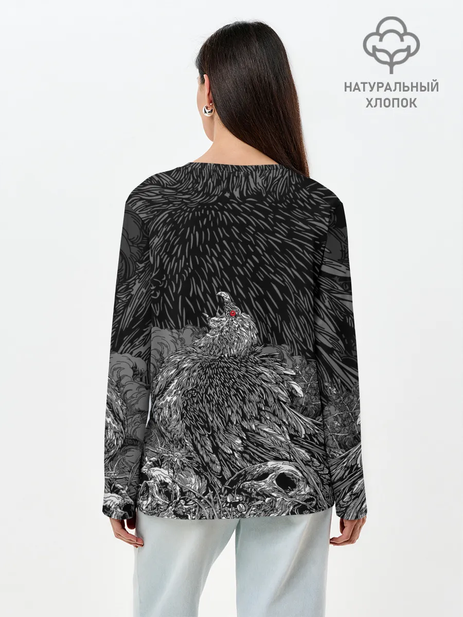 Лонгслив женский. Хлопок / Metallica