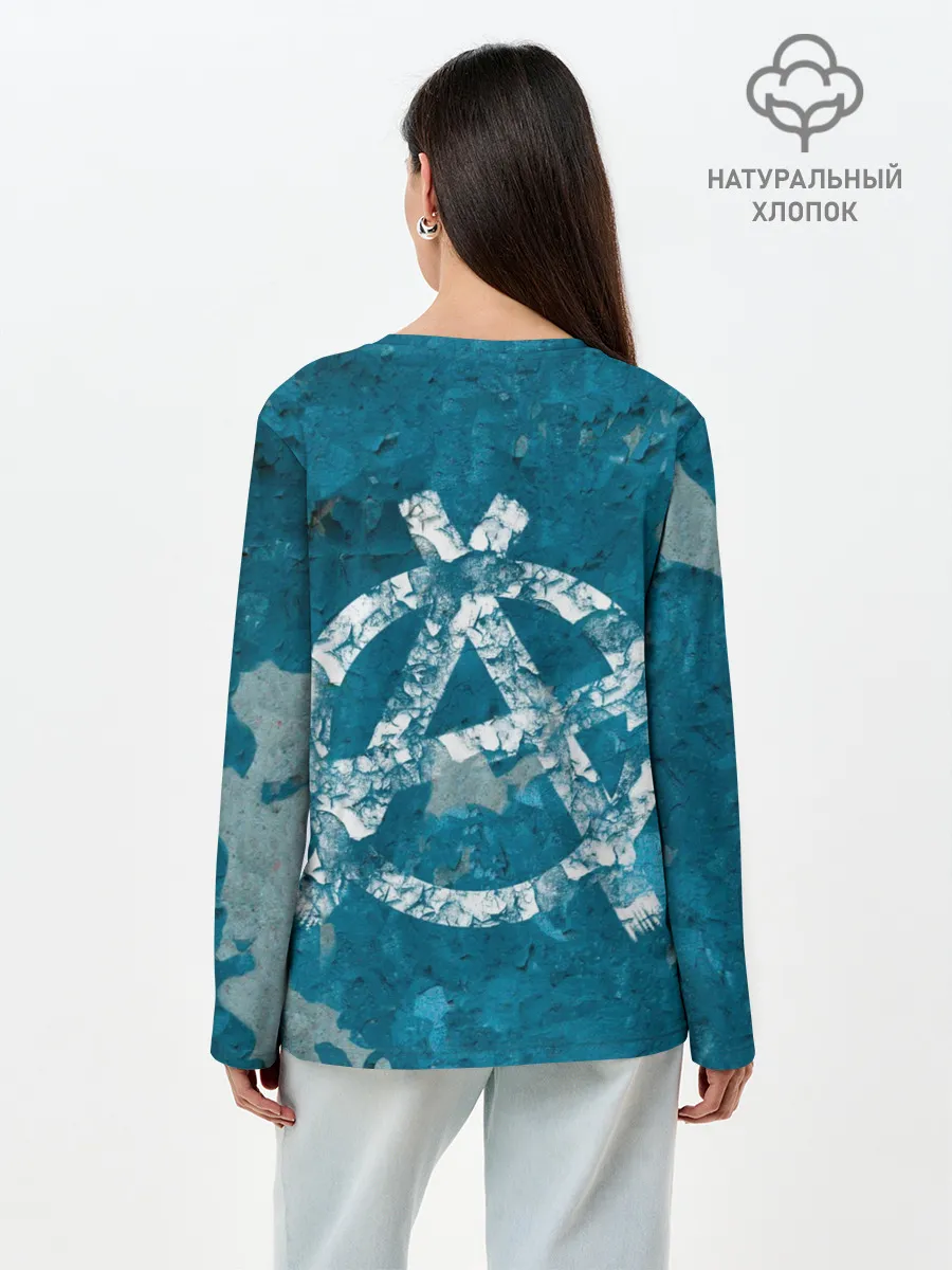 Лонгслив женский. Хлопок / Король и Шут + Анархия