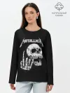 Лонгслив женский. Хлопок / Metallica